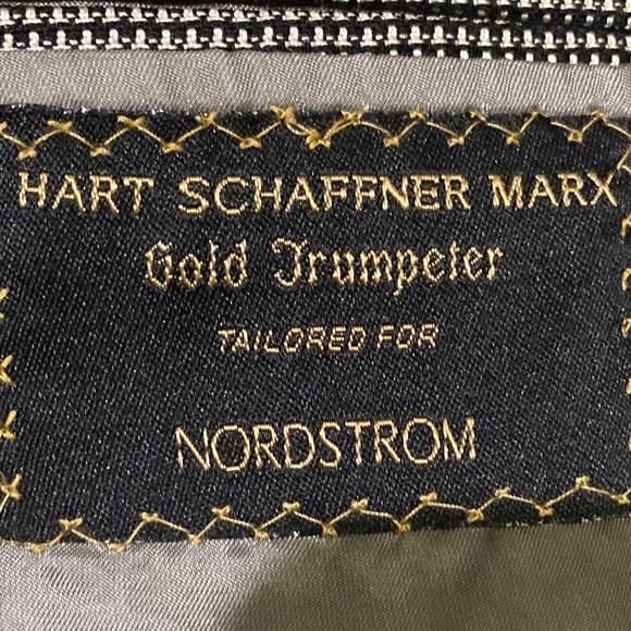 Hart, Schaffner And Marx Gold Trumpeter Plaid Blazer - Picture 13 of 15